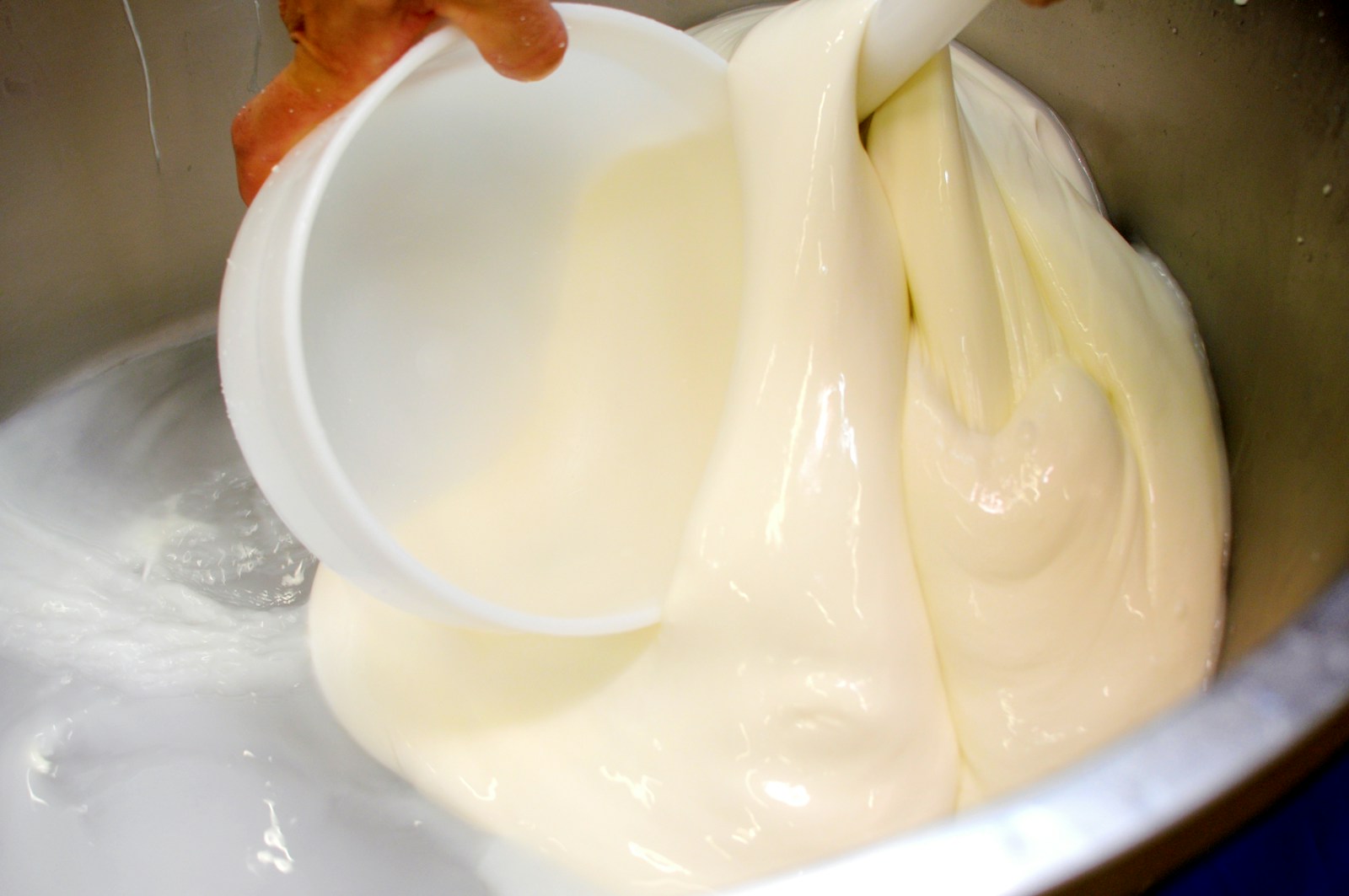 une sauce crémeuse