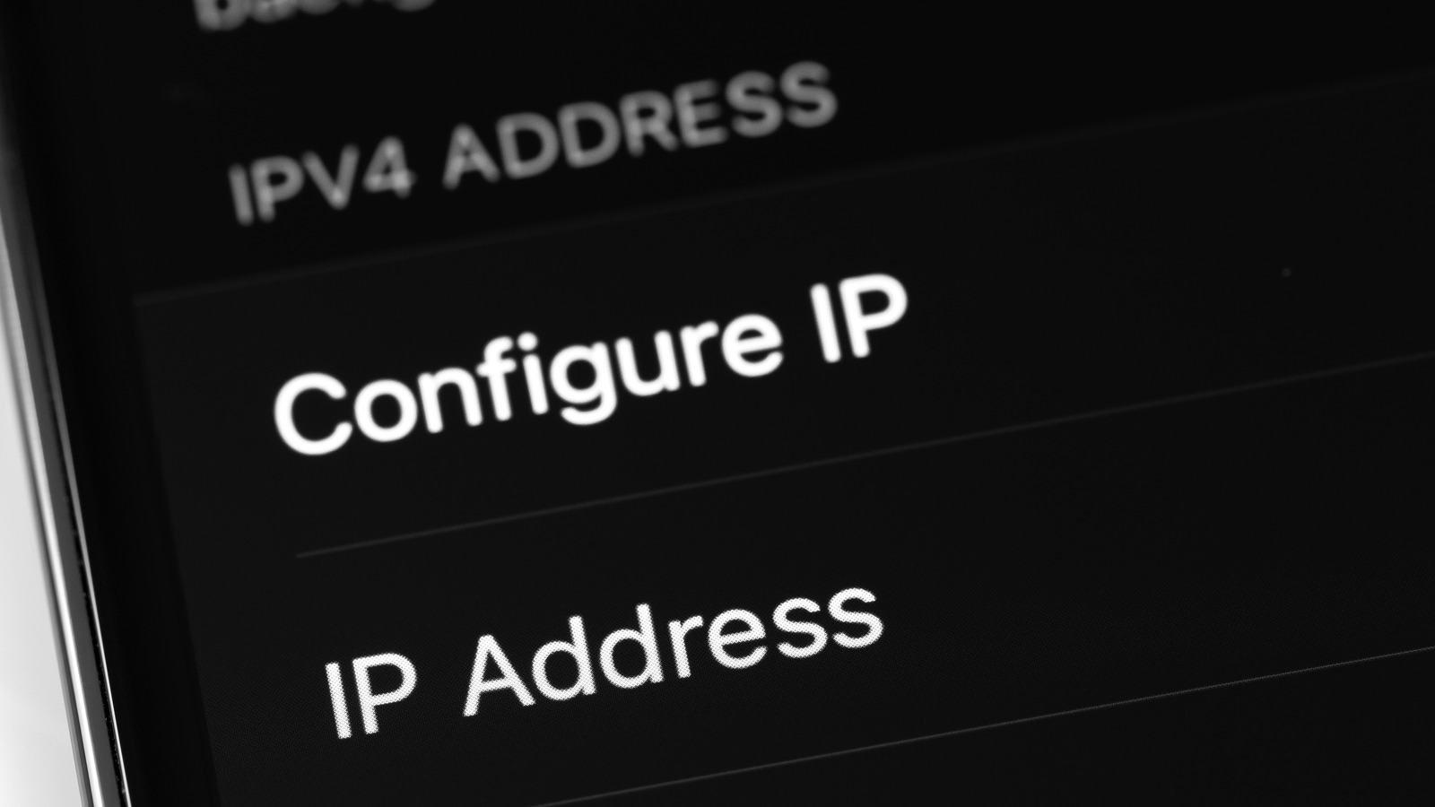 Smartphone,Iphone,With,Settings,,Ipv4,Address,Configure,Ip,,Ip,Address