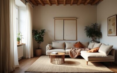 comment mettre un tapis sous un canapé d'angle